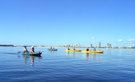 Perfect kayaking conditions..