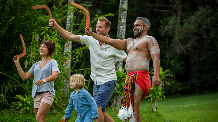 Boomerang throwing 