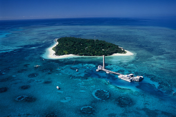 Green Island, a 6000 year old coral cay