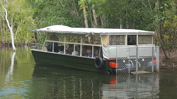 Boat ride on Hartleys Lagoon