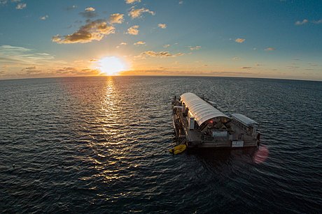 Your island home for the night - Moore Reef Pontoon, Outer Great Barrier Reef