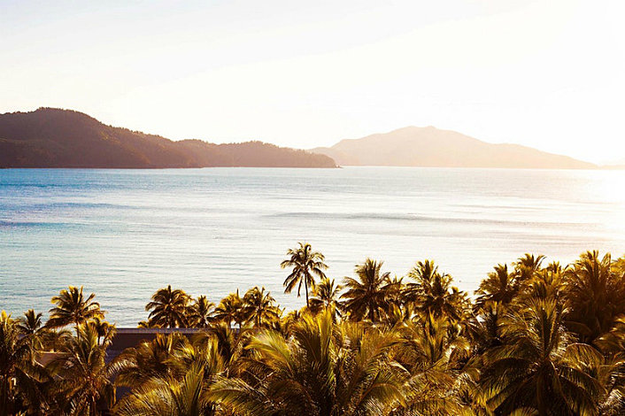 The view over Catseye Beach