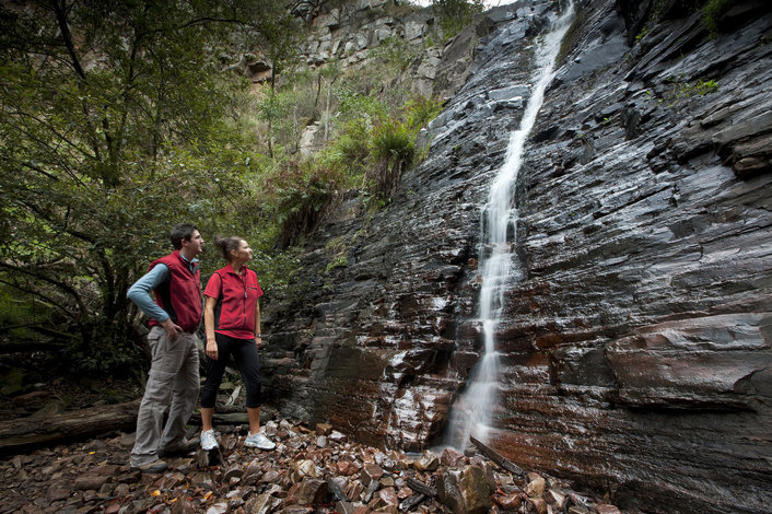 Admire the delightful Silverband Falls