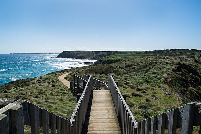 Part of the viewing platform