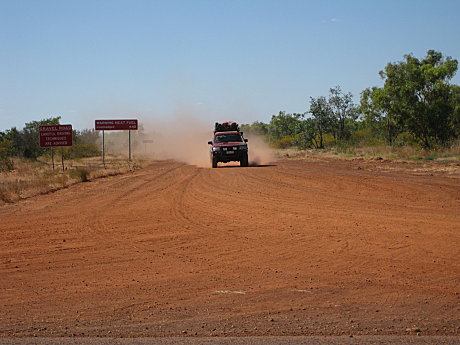 Driving in the Northern Territory