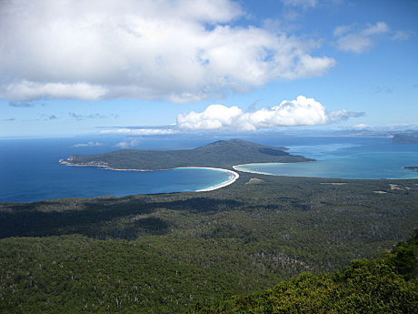 On the summit of Mt Maria