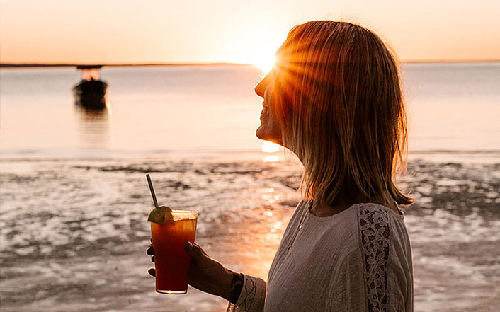 Drinks at Sunset