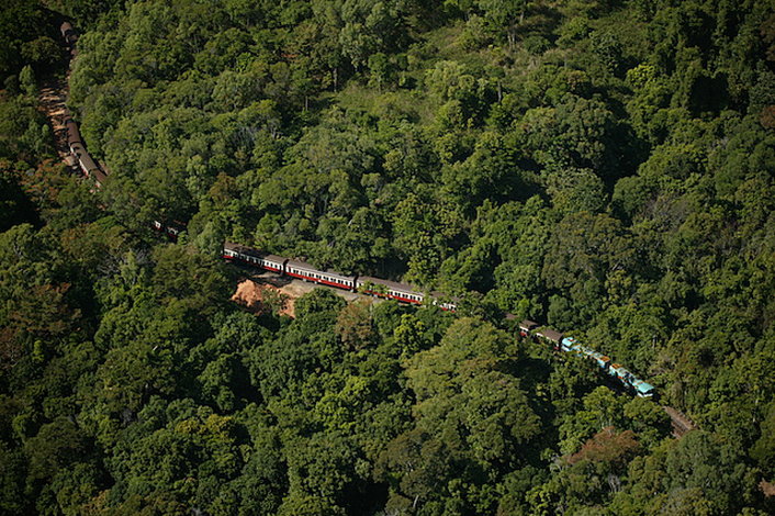 kuranda Scenic Railway near Robb's Monument