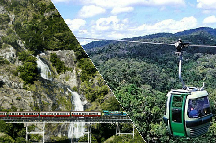 Kuranda Train with Skyrail Gondala