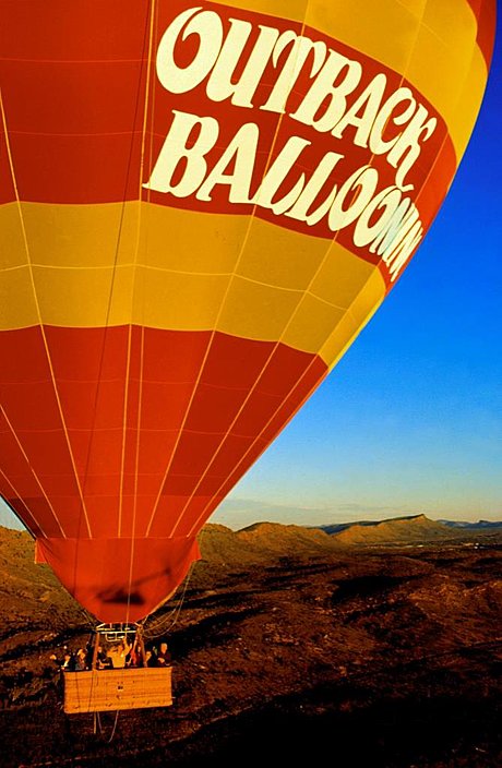 Floating above the Outback