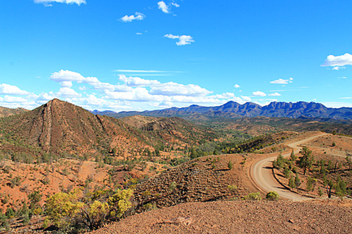 Razorback Lookout in the Flinders Ranges