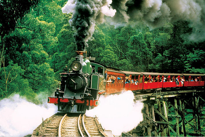 Puffing Billy Steam train