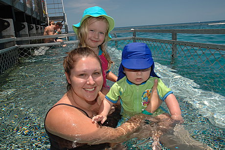 Kids Pool at Moore reef Pontoon