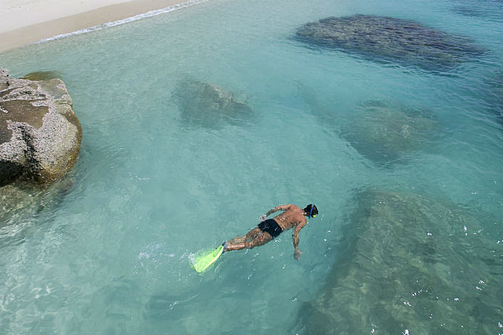 Snorkelling at Fitzroy island