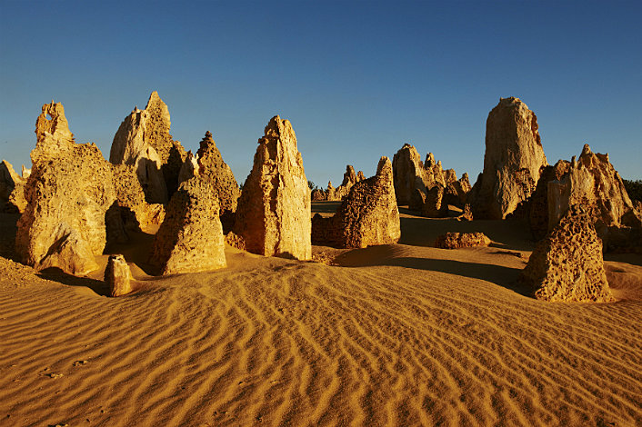 The Pinnacles limestone formations