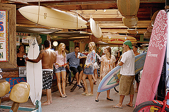 Surfboard shopping in Byron Bay