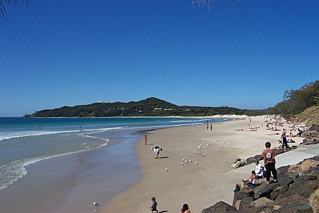 Main beach at Byron Bay