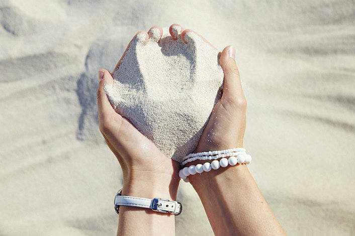 Fine sand makes for great sandboarding!