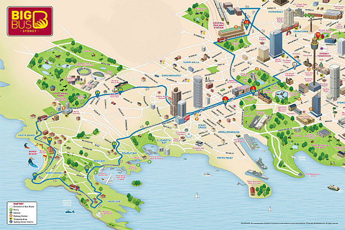 Bondi Circuit Example Route Map