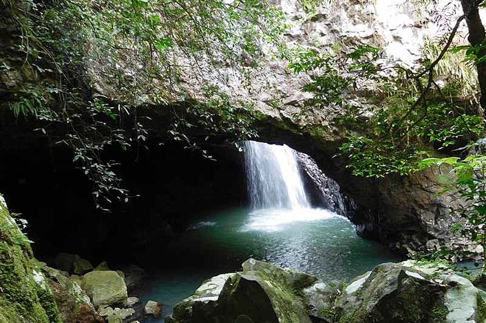 Natural Arch Waterfall