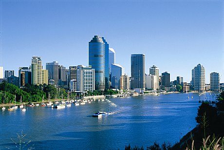 Views from Kangaroo Point Cliffs to the City