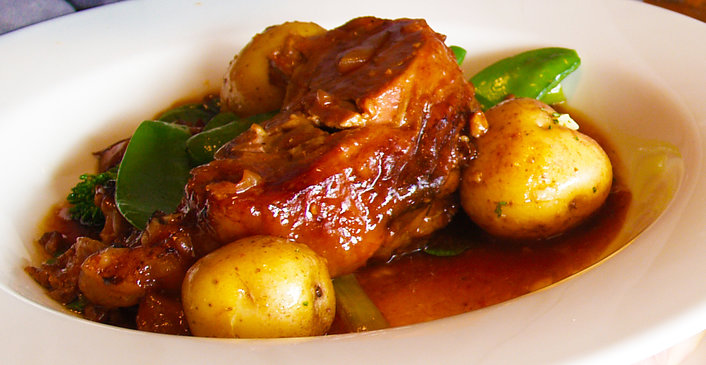 Bruny Island lamb and other specialty dishes for lunch