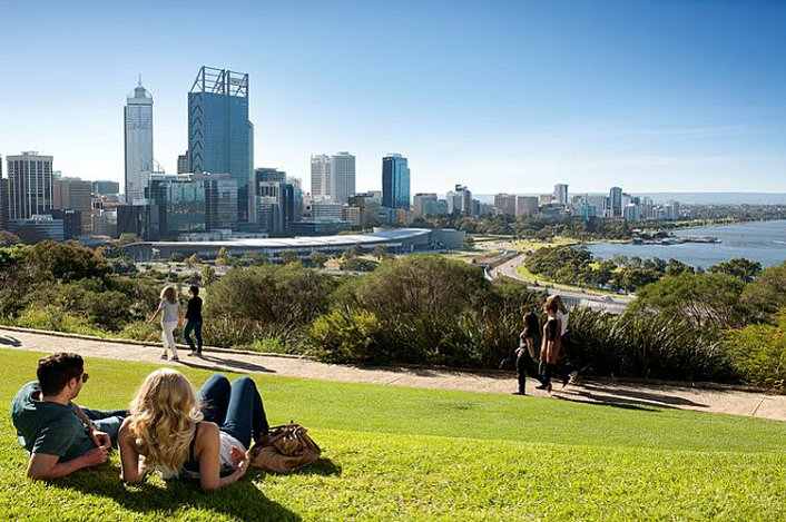 City Views from Kings Park.