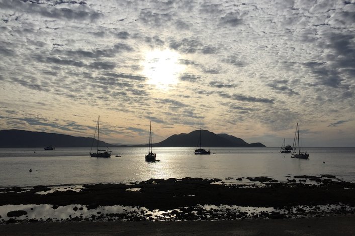 As the sun goes down on Fitzroy Island