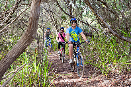 Mountain Bike Riding at Vivonne Bay