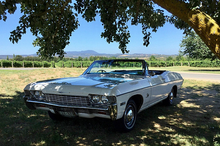 Our White '68 Chevy Impala Convertible