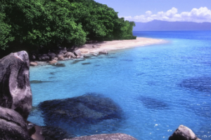 Nudey Beach at Fitzroy Island near Cairns