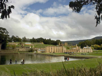 Port Arthur from across the lake