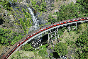 The Kuranda Scenic Train at Stoney Creek