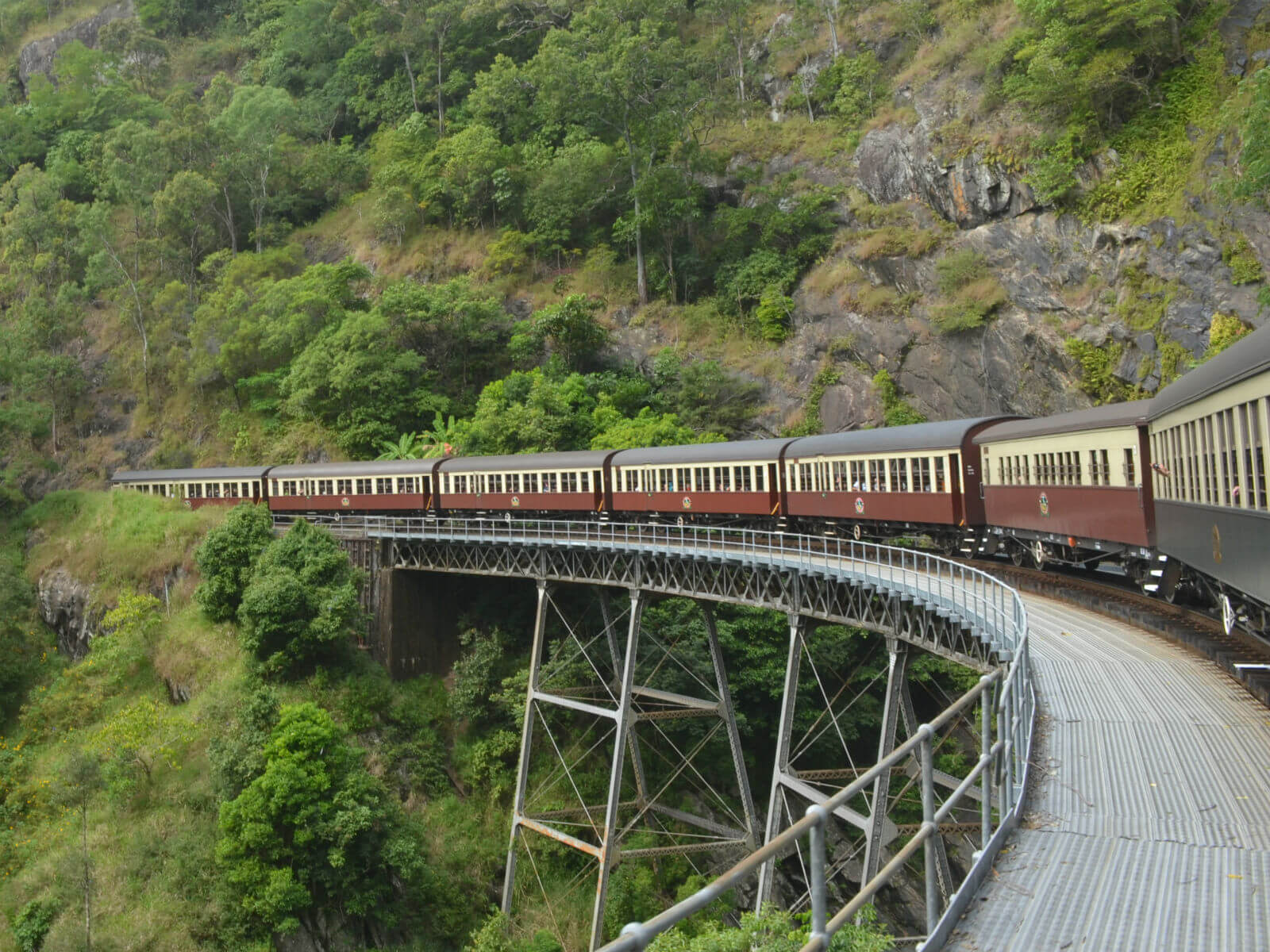 kuranda scenic railway and skyrail tour